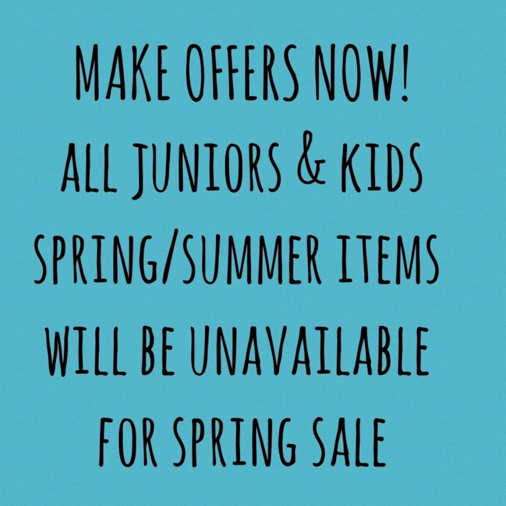 LAST DAY!☀️ ITEMS UNAVAILABLE 4/11/26-4/18/26
